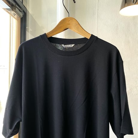 AURALEE 　SUPER SOFT WOOL JERSEY TEE