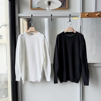 COMOLI　8G クルーネックニット