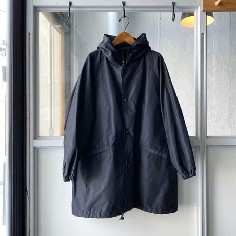 COMOLI   コットンシルクフーデッドコート
