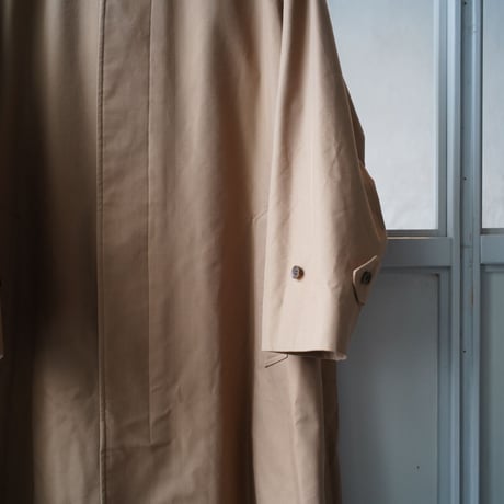 AURALEE  COTTON SILK GABADINE LONG SOUTIEN COLLAR COAT (Womens)