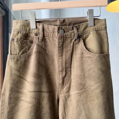 ssstein　  SULFUR DYED OXFORD VINTAGE WIDE PANTS