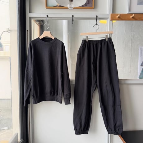 COMOLI　LWコットン裏毛 クルーネック