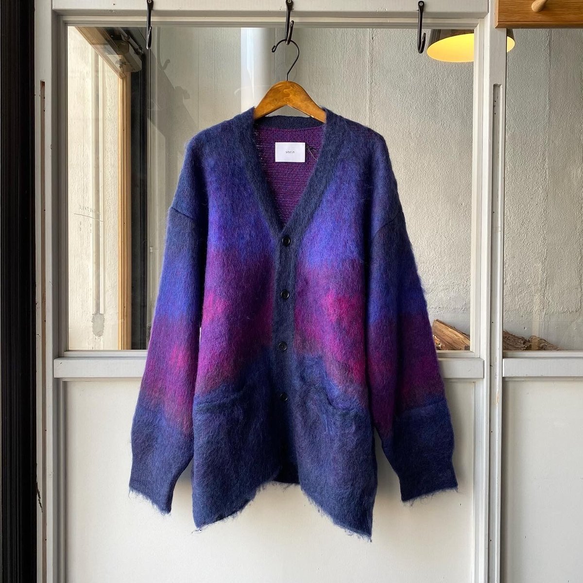 stein GRADATION MOHAIR CARDIGAN - ST.448