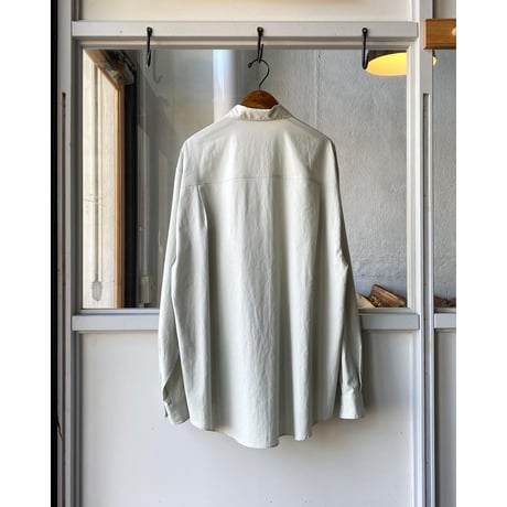 AURALEE  　WASHED FINX TWILL BIG SHIRTS