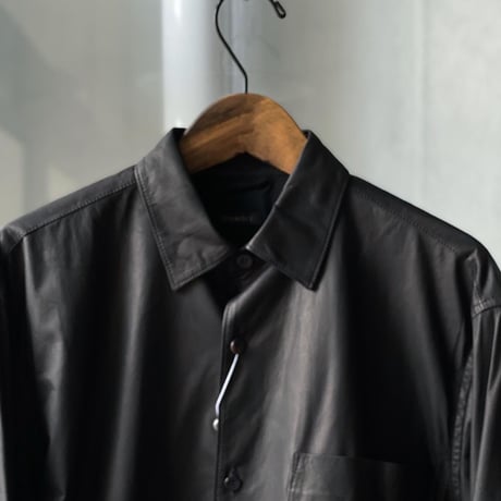 COMOLI   レザー コモリシャツ