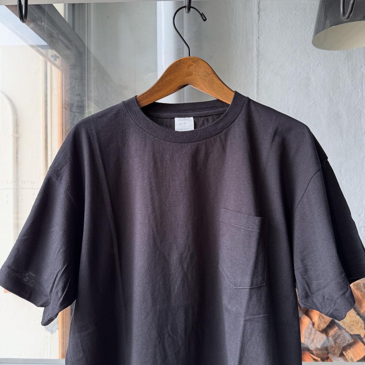 COMOLI コモリ Tシャツ・カットソー 黒 3(L位) 0481525Y0038 COMOLI｜コモリ
