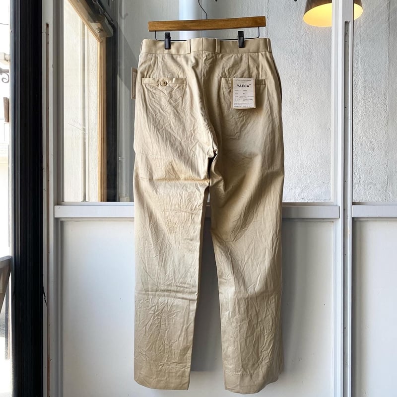 YAECA [ MEN ] チノクロスパンツ ストレート 10606 | Less