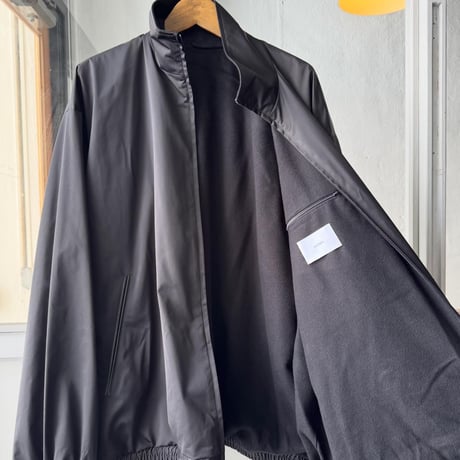 ssstein　  SILK-BACK STAND COLLAR ZIP JACKET