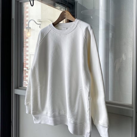 COMOLI  コットン吊裏毛 クルーネック