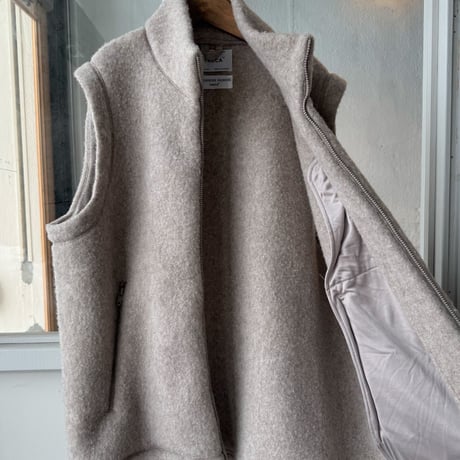 YAECA　[UNISEX] Natural Wool Fleece Vest