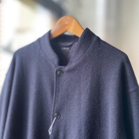 COMOLI　カシミヤ スタンドカラーニットジャケット