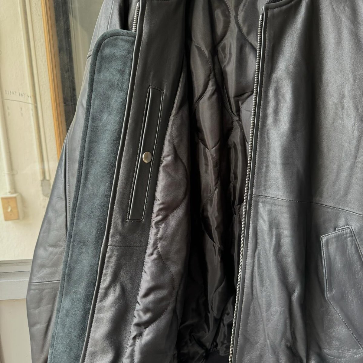 ssstein LEATHER FLIGHT JACKET | Less Higashi