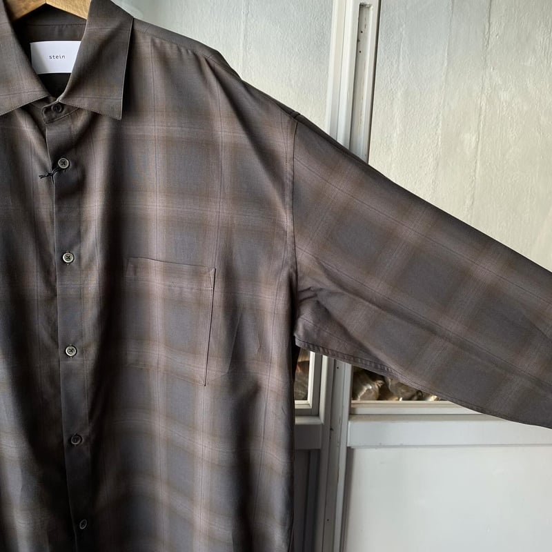 stein OVERSIZED DOWN PAT SHIRT - ST.544-2 | 