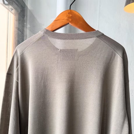 ssstein　  WOOL SILK KNIT TUCKED LS  -  ST.1146
