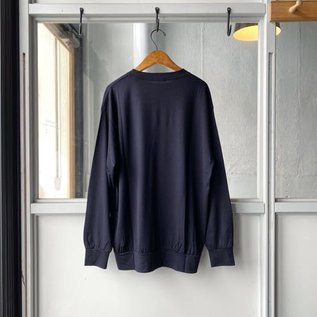 COMOLI  サマーウール 長袖クルー