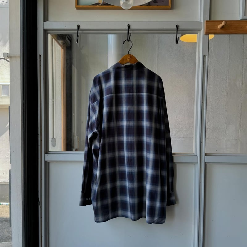 STページ ssstein OVERSIZED DOWN PAT SHIRT | Less Higa