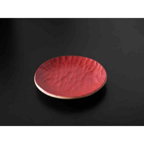 Akihiro Woodworks　AKIHIRO PLATE  Urushi Hybrid Red