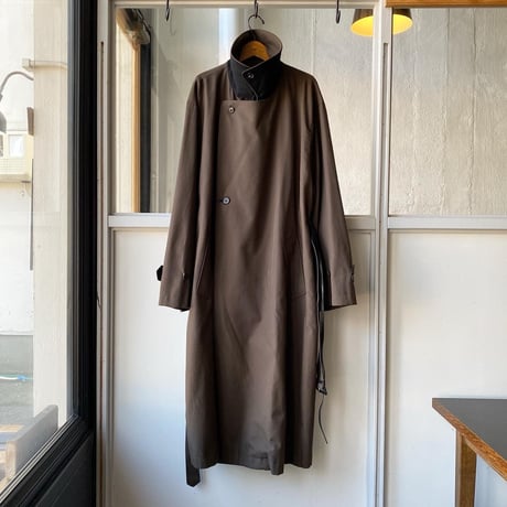 stein     DOUBLE LAPELED DOUBLE BREASTED COAT  - ST.402