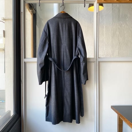 stein    INVERTED PLEATS BALMACAAN COAT  - ST.400