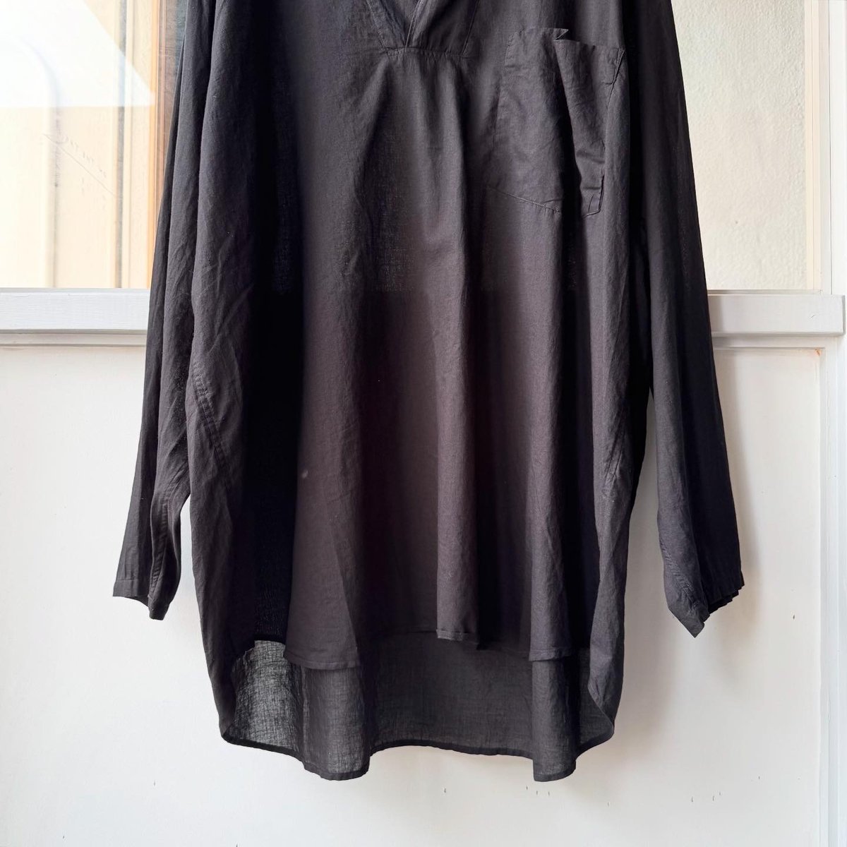 【美品】COMOLI KHADIコットン パジャマ 黒 2 (上下) COMOLI “KHADI コットンパジャマ“ color : BLACK size : 1,2,3