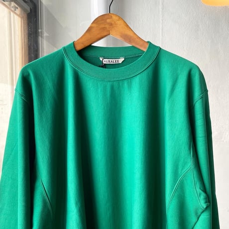 AURALEE　 ELASTIC HIGH GAUGE SWEAT P/O