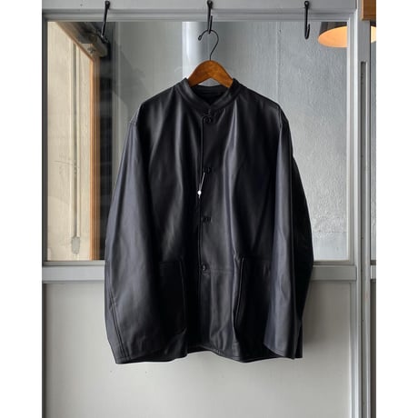 COMOLI  シープスキン  スタンドカラージャケット