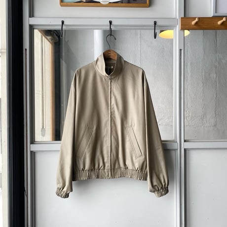 AURALEE　WASHED FINX SILK CHAMBRAY BLOUSON