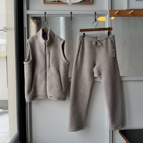 YAECA　[UNISEX] Natural Wool Fleece Pants