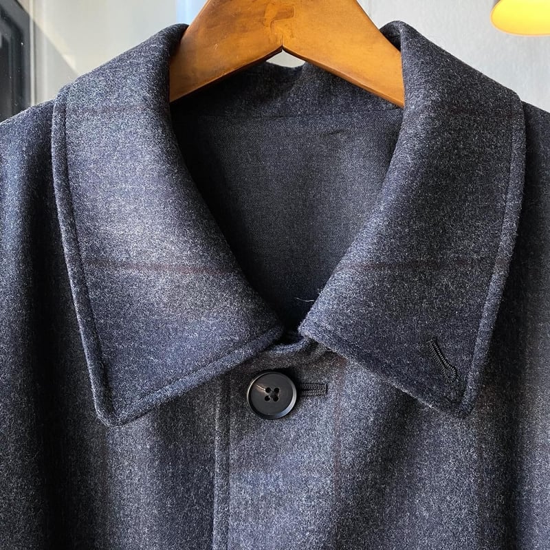 ジャケット・アウター stein INVERTED PLEATS BALMACAAN COAT stein INVERTED PLEATS BALMACAAN COAT・HERRINGBONE - tity