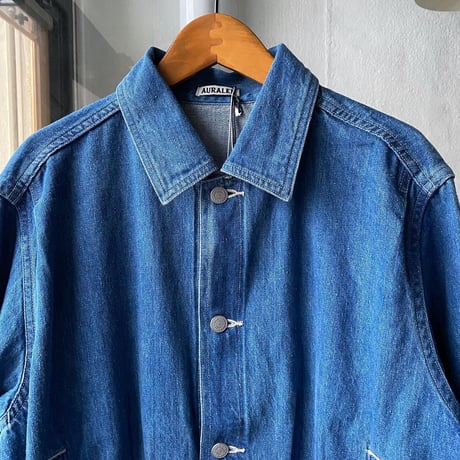 AURALEE  　SELVEDGE LIGHT DENIM BLOUSON