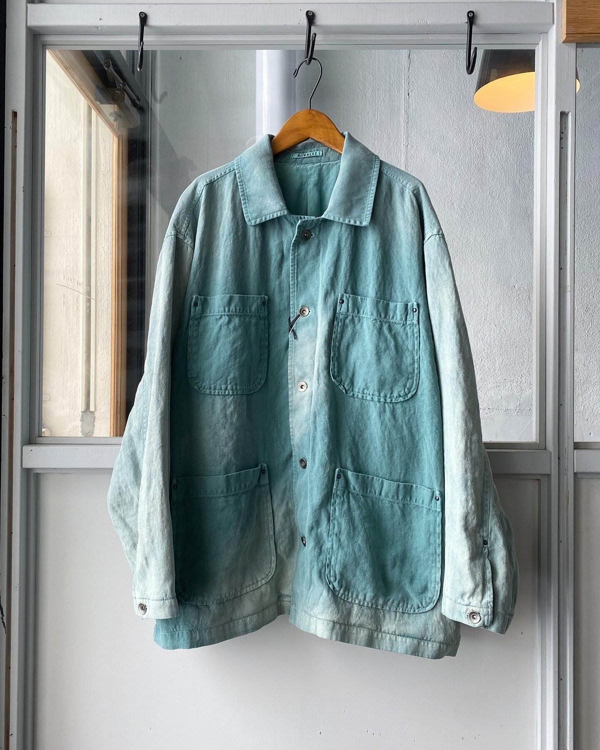 AURALEE WASHI DUCK CANVAS BLOUSON (mens) | L AURALEE WASHI DUCK CANVAS BLOUSON (mens) | L
