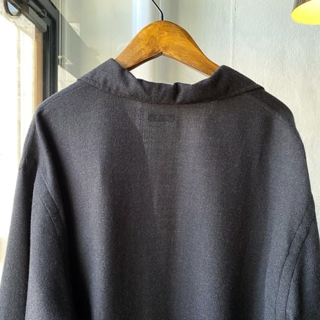 COMOLI   ウールビエラ スキッパーシャツ
