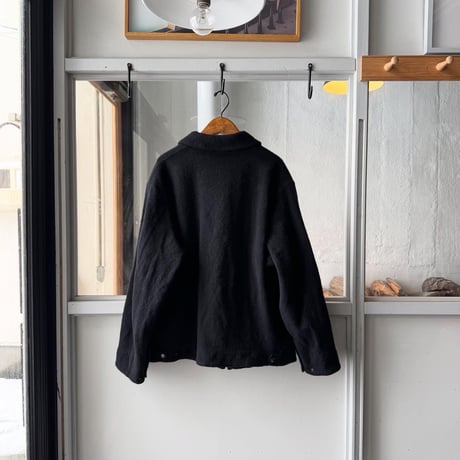 COMOLI　縮絨ウール ジップショートジャケット