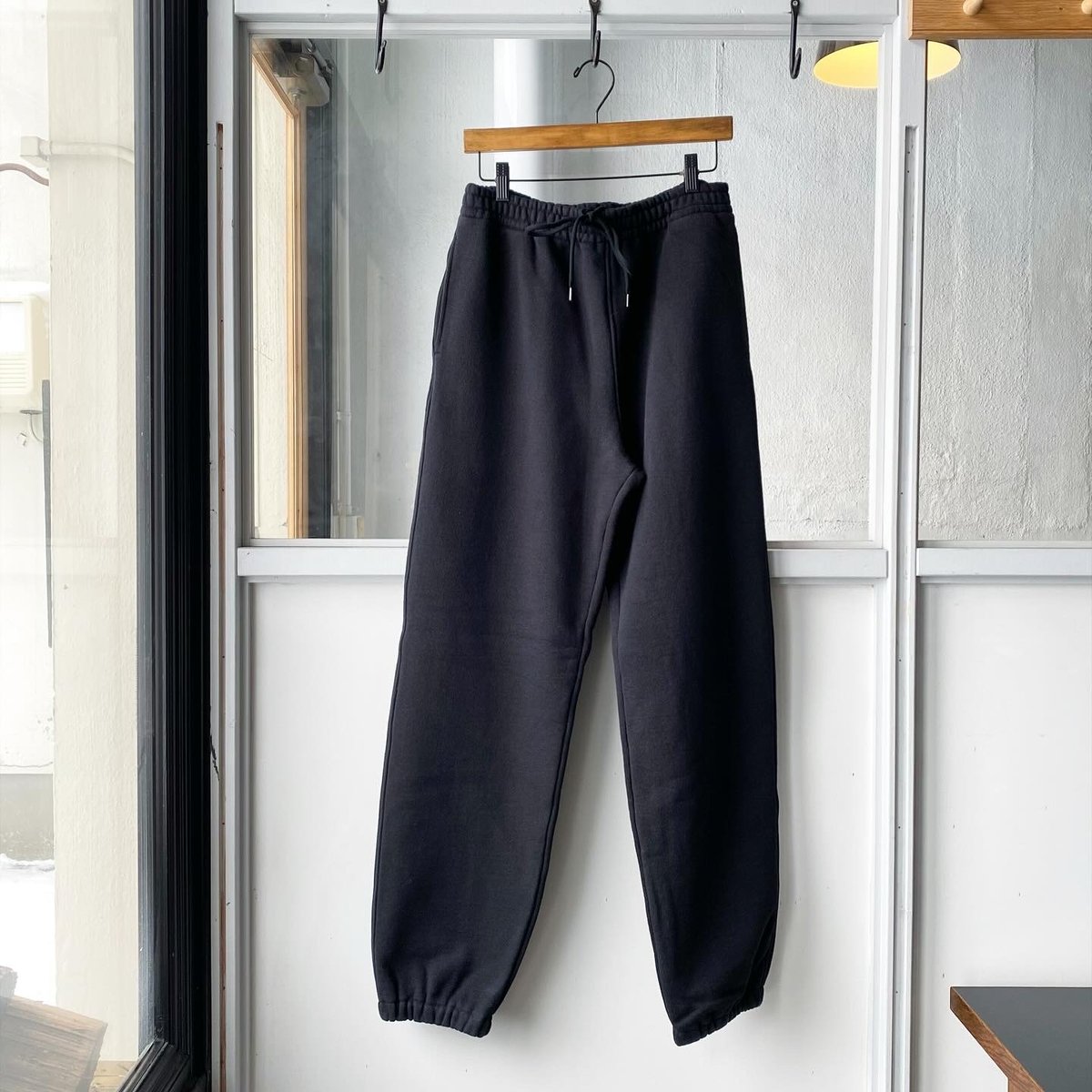 AURALEE HEAVY BD SWEAT P/O PANTS 上下セット黒5 AURALEE HEAVY BD SWEAT PANTS | Less Higashikawa