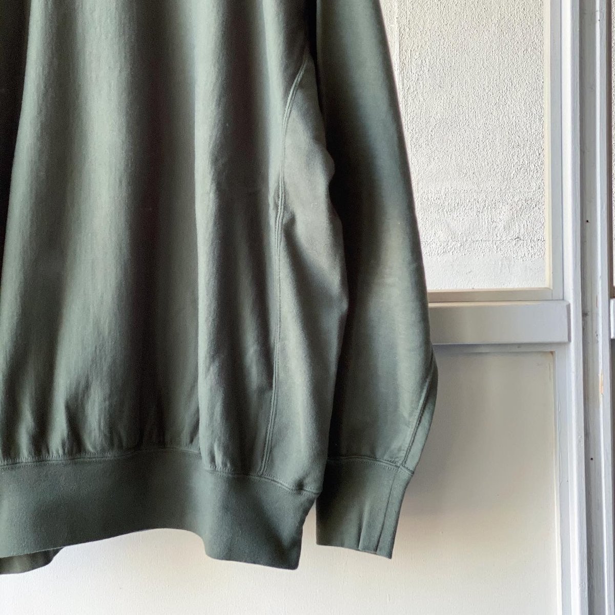 AURALEE SUPER HIGH GAUGE SWEAT BIG P/O (Mens) 