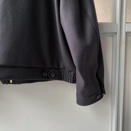 stein　  OVERSIZED MELTON HARRINGTON ZIP JACKET  - ST.658