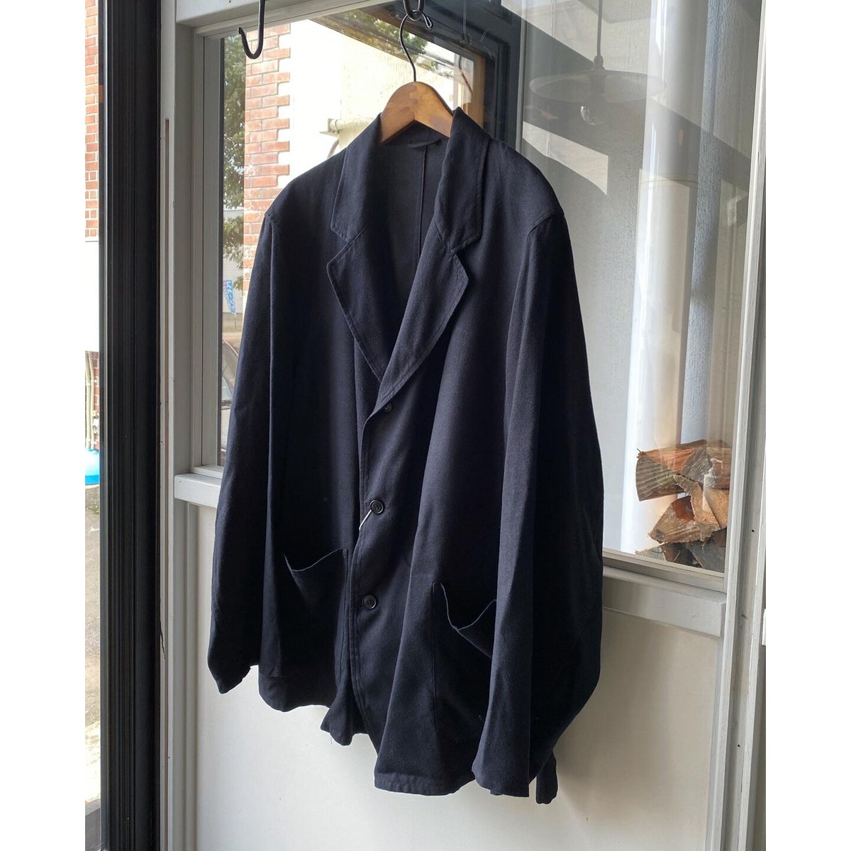 kkrさん専用　comoli ヴィスコースリネンジャケット　navy kkrさん専用 comoli ヴィスコースリネンジャケット navy COMOLI