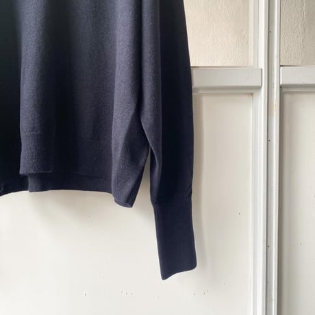 COMOLI　カシミヤ スキッパーニット