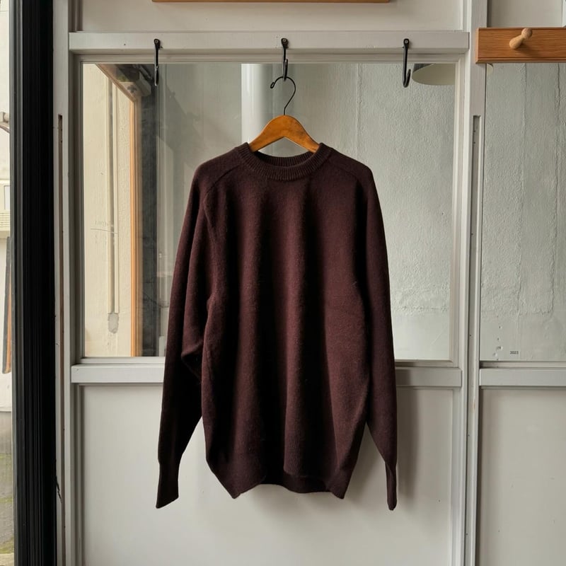 ssstein FINE ALPACA KNIT CREW NECK LS | Less