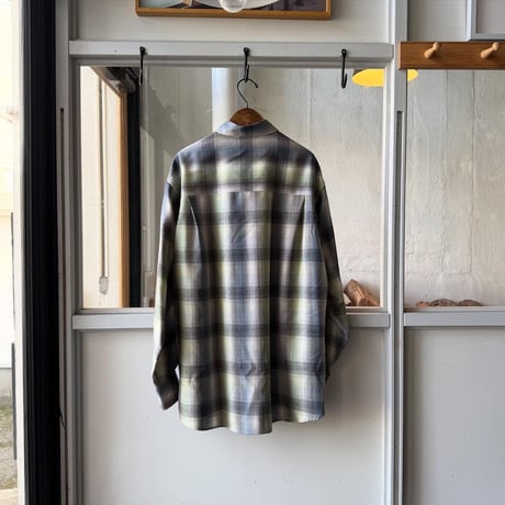 AURALEE　SUPER LIGHT WOOL CHECK SHIRT