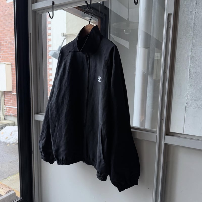 ssstein LINEN/NYLON TRACK JACKET | Less Higa