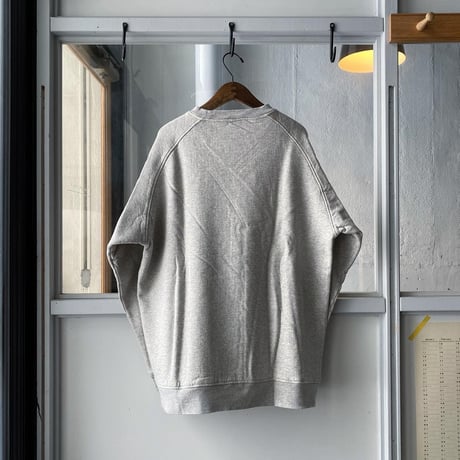 COMOLI  コットン吊裏毛 クルーネック