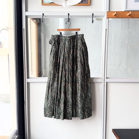 YAECA　[WOMENS] CANVAS DESIGN　ギャザースカート (MARGUERITE)