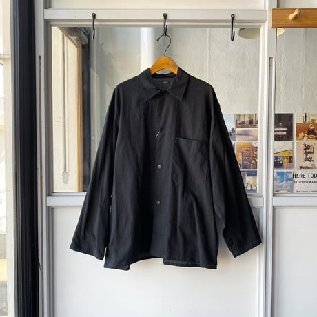 COMOLI 　空紡オックス シャツジャケット