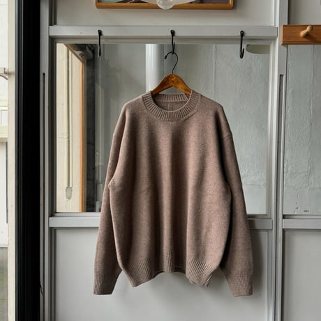ssstein　  EXTRA FINE WOOL WARM KNIT CREW NECK LS