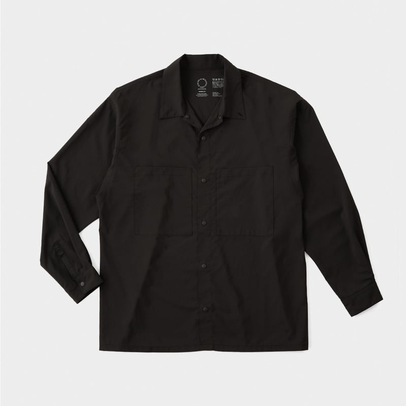 山と道　ULシャツ　長袖　ブラック　M 山と道】UL Shirt ブラック