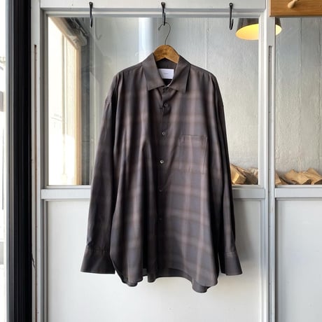 stein　  OVERSIZED DOWN PAT SHIRT  - ST.544-2