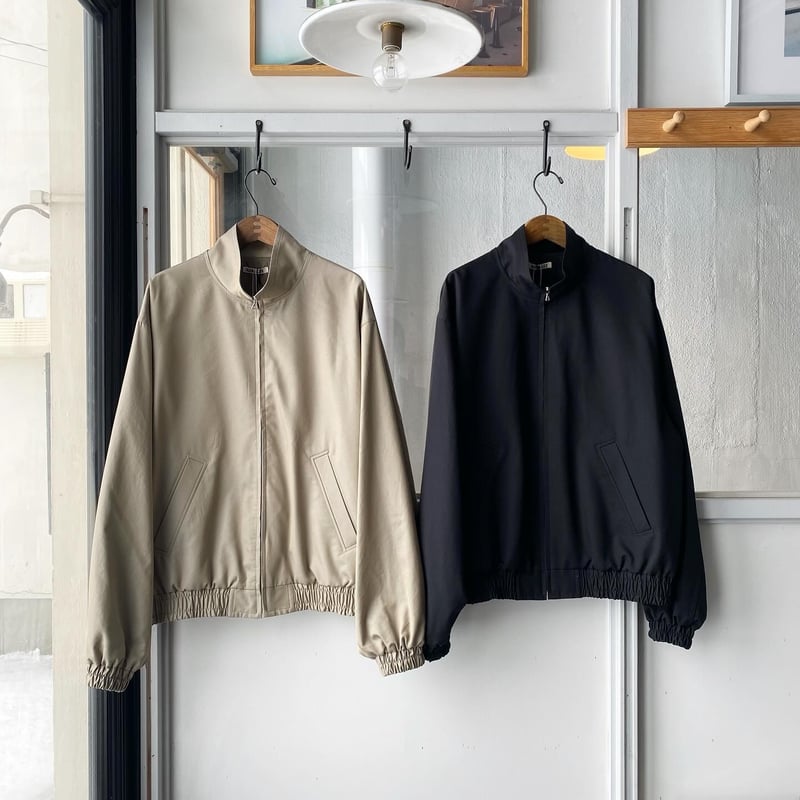 AURALEE WASHED FINX SILK CHAMBRAY BLOUSON | Les AURALEE WASHED FINX SILK CHAMBRAY BLOUSON | Les