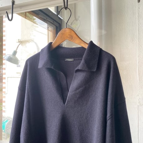 COMOLI　カシミヤ スキッパーニット
