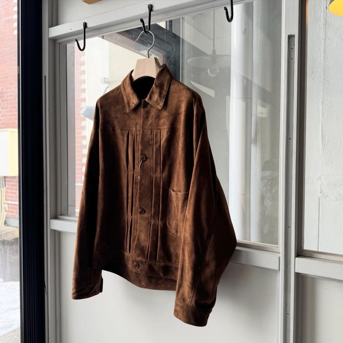 t*3様 COMOLI 26ss スエード TYPE-1stレザージャケットサイ COMOLI - COMOLI シープスエード TYPE-1st レザー ジャケットの通販 by